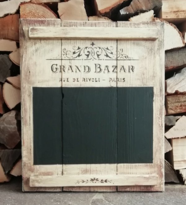 Kreidetafel "Grand Bazar"