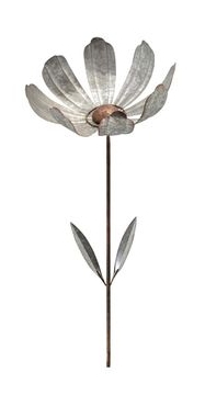 Windrad Blume aus Metall