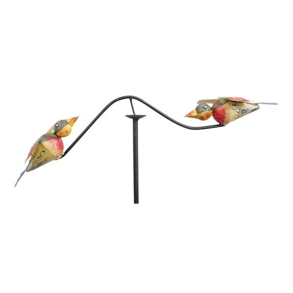 Windspiel mit zwei Vögeln